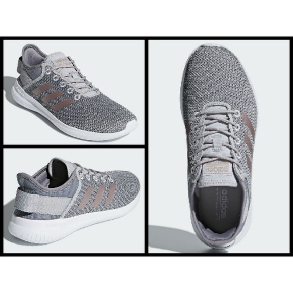 💕ADIDAS💕 Cloadfoam QT Flex 3-Stripes Sneakers Gray 8.5 New in Box (No Lid) - Picture 6 of 8
